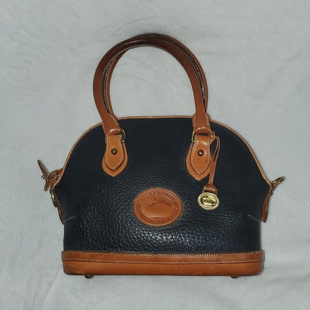 Dooney & Bourke Vintage All Weather Leather Satchel Handbag - Picture 12 of 12